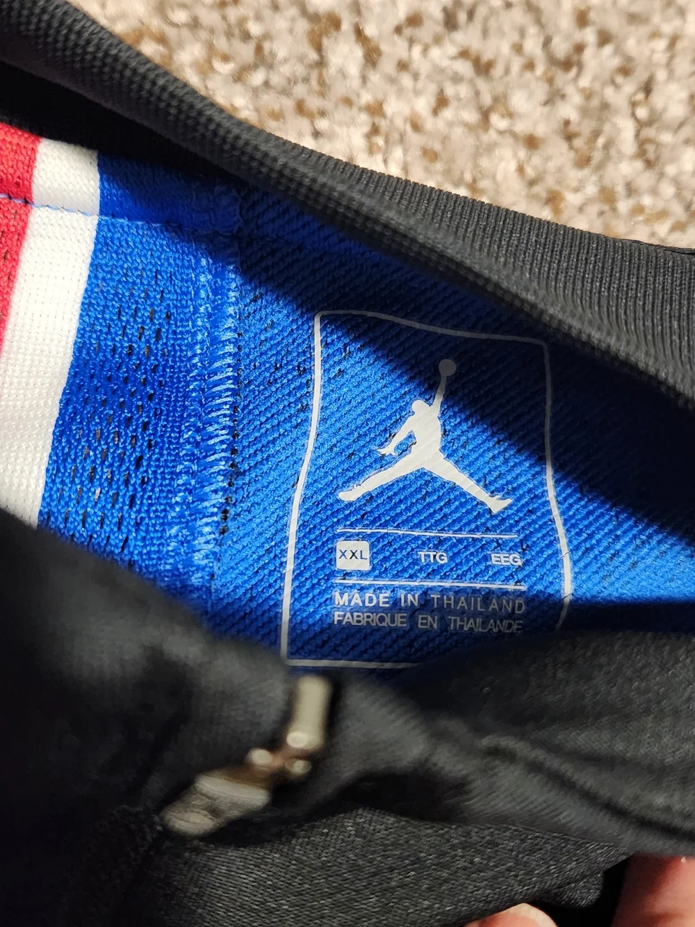Jordan x PSG Black & Blue Training Top